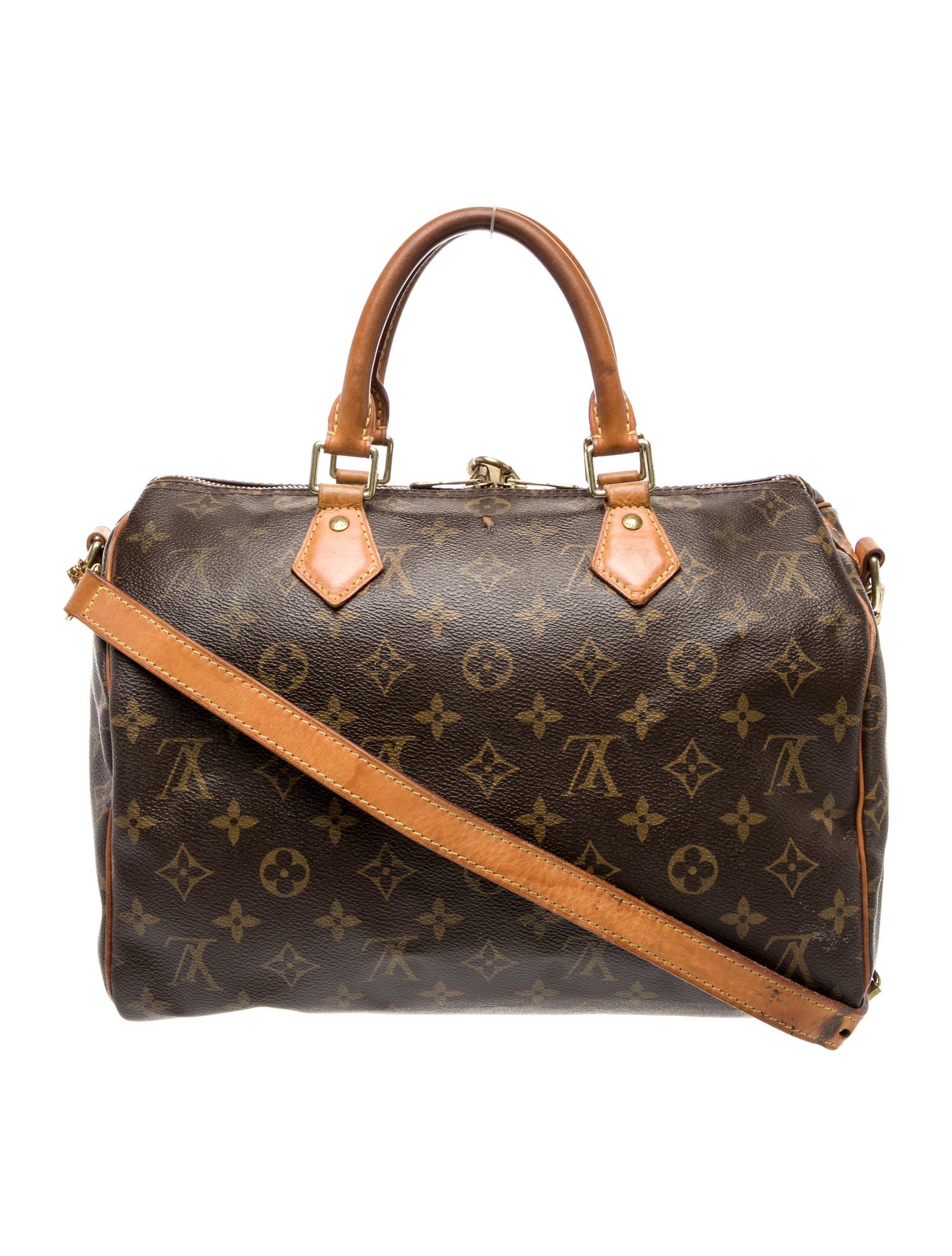 Louis Vuitton LV Monogram Speedy Bandouliere